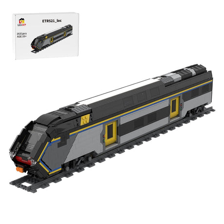 Italian E444R electric locomotive XMPR livery driver control head Klemmbausteine - LesDiy - Klemmbausteine