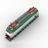 Italian E444R electric locomotive XMPR livery Klemmbausteine - LesDiy - Klemmbausteine