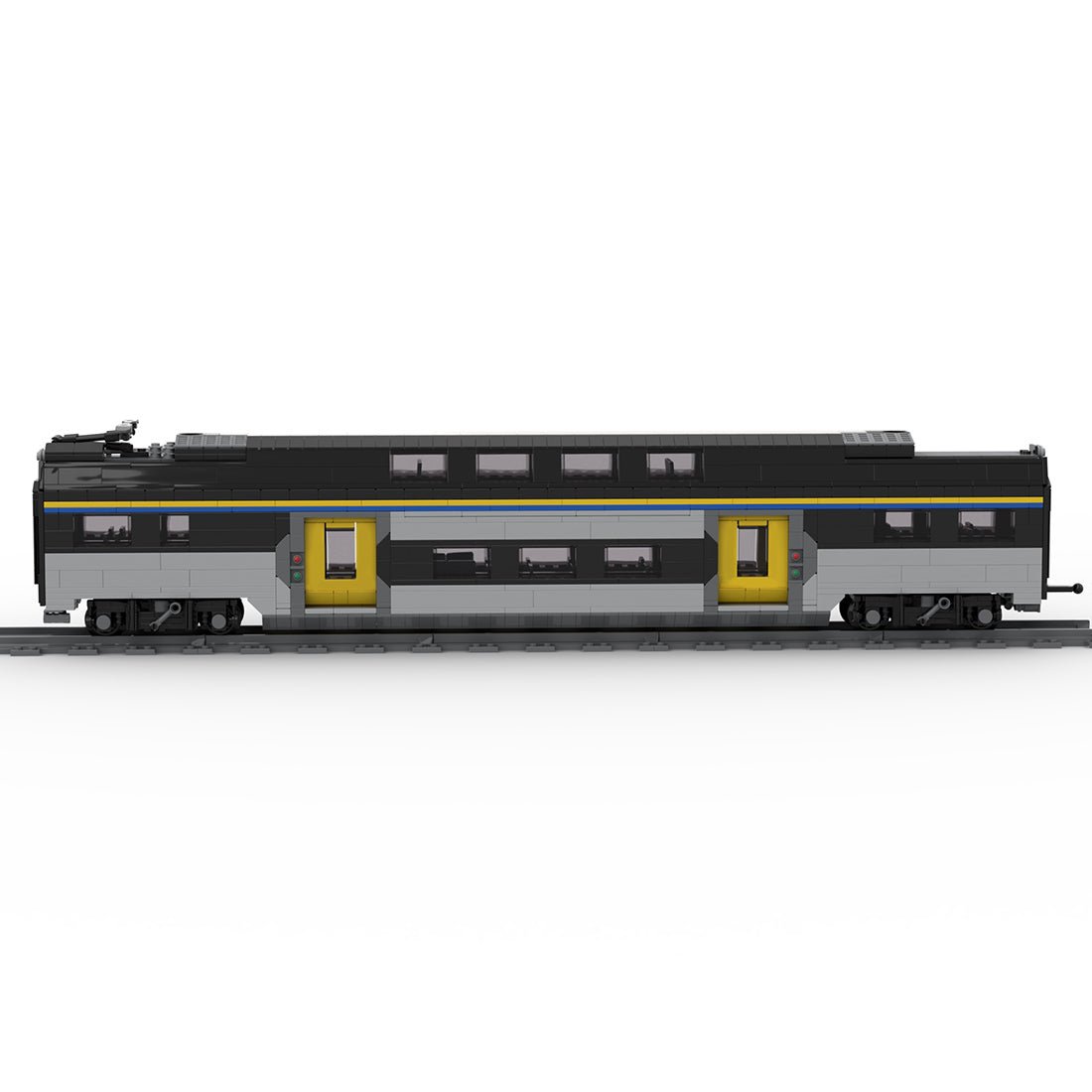Italian ETR521 "Rock" high - speed train passenger carriage Klemmbausteine - LesDiy - Klemmbausteine