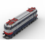 Italian FS E444 "Tartaruga" electric locomotive Klemmbausteine - LesDiy - Klemmbausteine