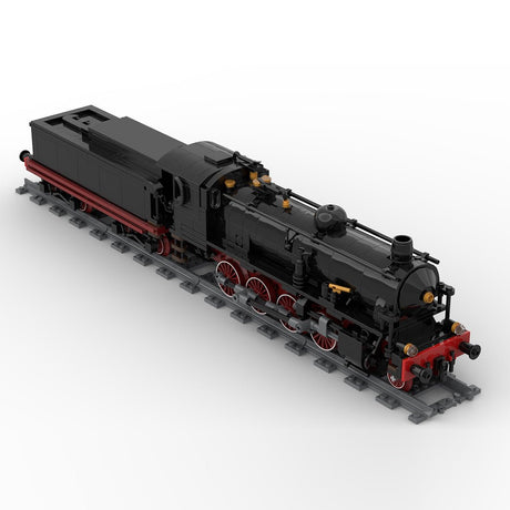 Italy FS 740 retro steam locomotive Klemmbausteine - LesDiy - Klemmbausteine