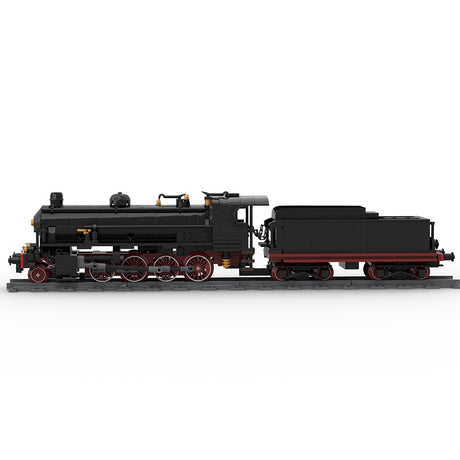 Italy FS 740 retro steam locomotive Klemmbausteine - LesDiy - Klemmbausteine