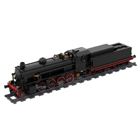 Italy FS 740 retro steam locomotive Klemmbausteine - LesDiy - Klemmbausteine