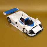Japanische LeMans - Legende (Weiß /Blau) - Klemmbausteine - LesDiy - Klemmbausteine