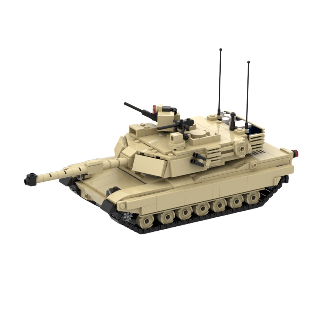 Kampfpanzer M1A2 Klemmbausteine - LesDiy - Klemmbausteine