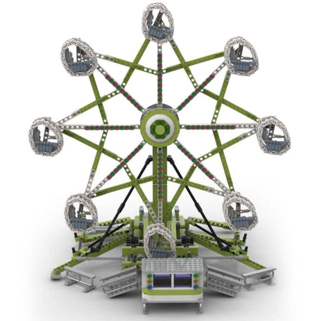 Kirmes - Fahrt mit Rock - O - Plane Klemmbausteine - LesDiy - Klemmbausteine