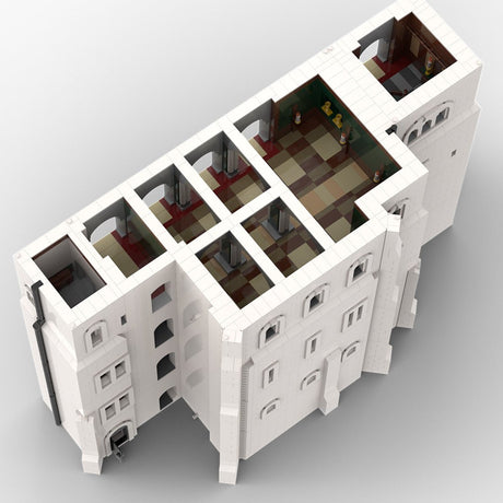 Knighthouse Floor 1 - 4 Module 4 of Neuschwanstein Castle Klemmbausteine - LesDiy - Klemmbausteine