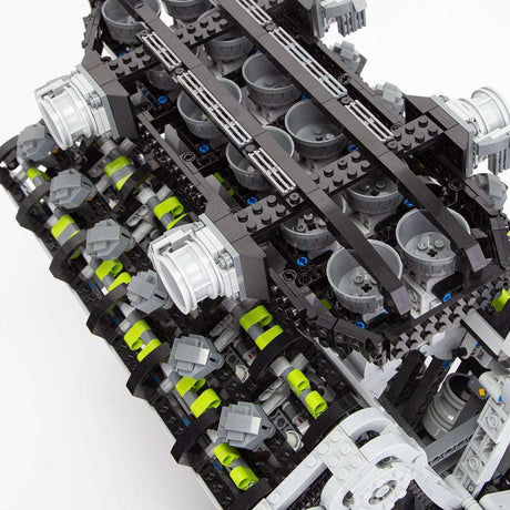 Lamborghini Aventador 6.5L Quad Cam 60° V12 Cylinder Mid - Speed Engine Klemmbausteine - LesDiy - Klemmbausteine