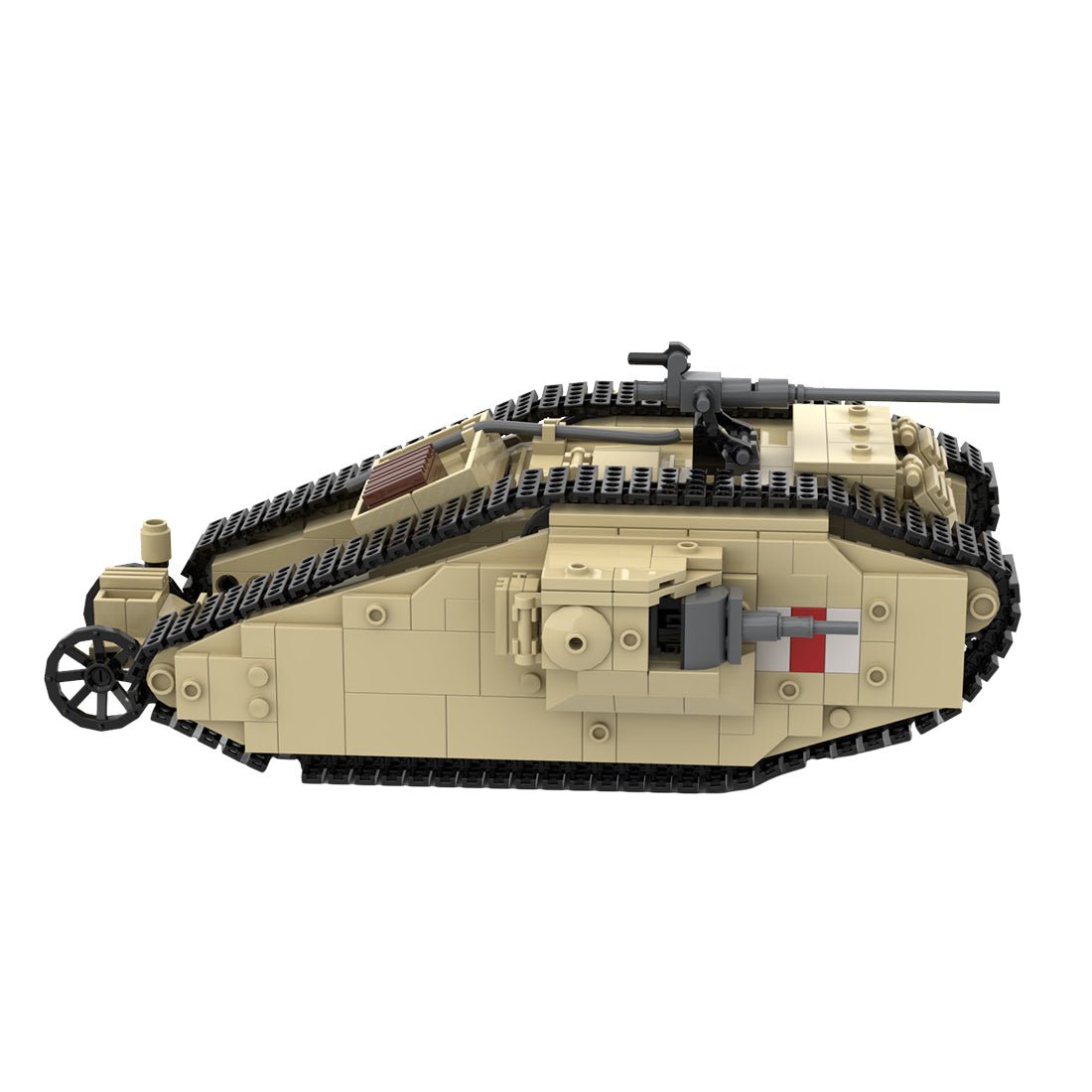 Mark - II - Militärpanzer Klemmbausteine - LesDiy - Klemmbausteine