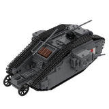 Mark - II - Militärpanzer Klemmbausteine - LesDiy - Klemmbausteine