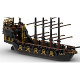 Medieval Golden Pirate Ship Klemmbausteine - LesDiy - Klemmbausteine