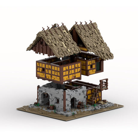 Medieval MOC Taylorsgreen Village Brewery Klemmbausteine - LesDiy - Klemmbausteine
