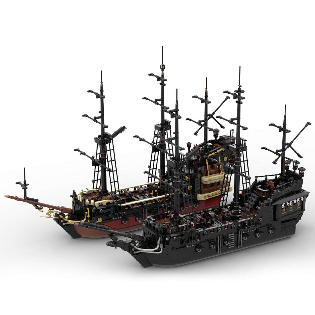 Medieval Pirate Ghost Ship Klemmbausteine - LesDiy - Klemmbausteine