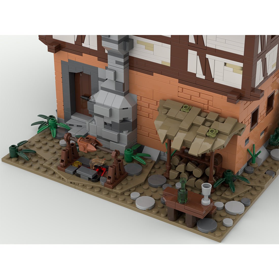 Medieval Taylorsgreen Village Tavern Inn Klemmbausteine - LesDiy - Klemmbausteine