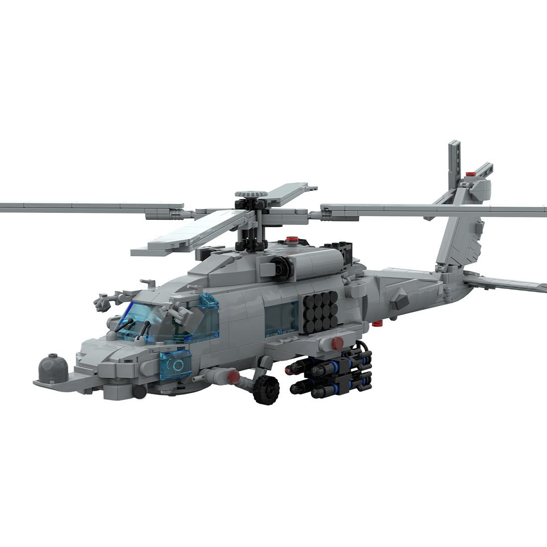 MH - 60R Seahawk - Hubschrauber Klemmbausteine - LesDiy - Klemmbausteine