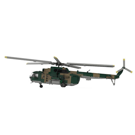 MI - 8MT Hubschrauber Militär Klemmbausteine - LesDiy - Klemmbausteine