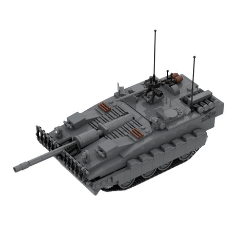 Militärpanzer STRV - 103B Klemmbausteine - LesDiy - Klemmbausteine
