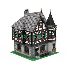 MOC - 104380 Medieval Timbered house - Fachwerkhaus Klemmbausteine - LesDiy - Klemmbausteine