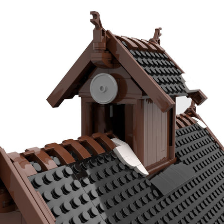 MOC - 104429 Viking God House Klemmbausteine - LesDiy - Klemmbausteine