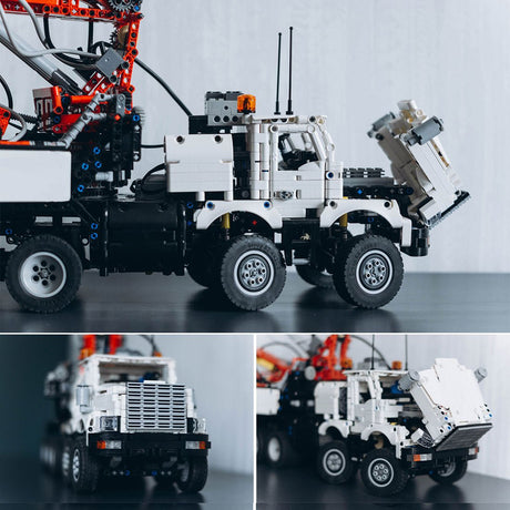MOC - 105070 Kenworth C500B + Putzmeister M70 Klemmbausteine - LesDiy - Klemmbausteine