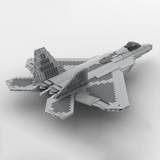 MOC - 105520 1:35 Scale F - 22 Raptor Klemmbausteine - LesDiy - Klemmbausteine