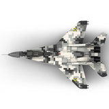 MOC - 106680 Ukraine Mig - 29 "The Ghost of Kyiv" - 1/35 Klemmbausteine - LesDiy - Klemmbausteine