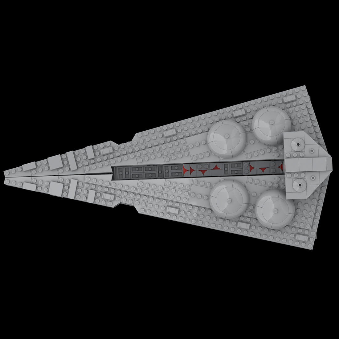 MOC - 108178 Interdictor - class StarDestroyer Klemmbausteine - LesDiy - Klemmbausteine