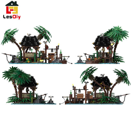 MOC - 110117 Piratenserie Piratenflucht Klemmbausteine - LesDiy - Klemmbausteine
