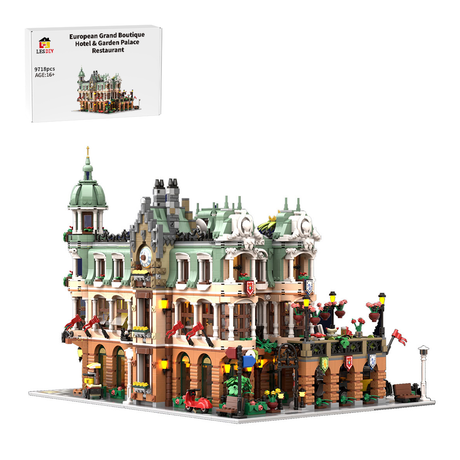 MOC - 111979 European Grand Boutique Hotel & Garden Palace Restaurant Klemmbausteine - LesDiy - Klemmbausteine