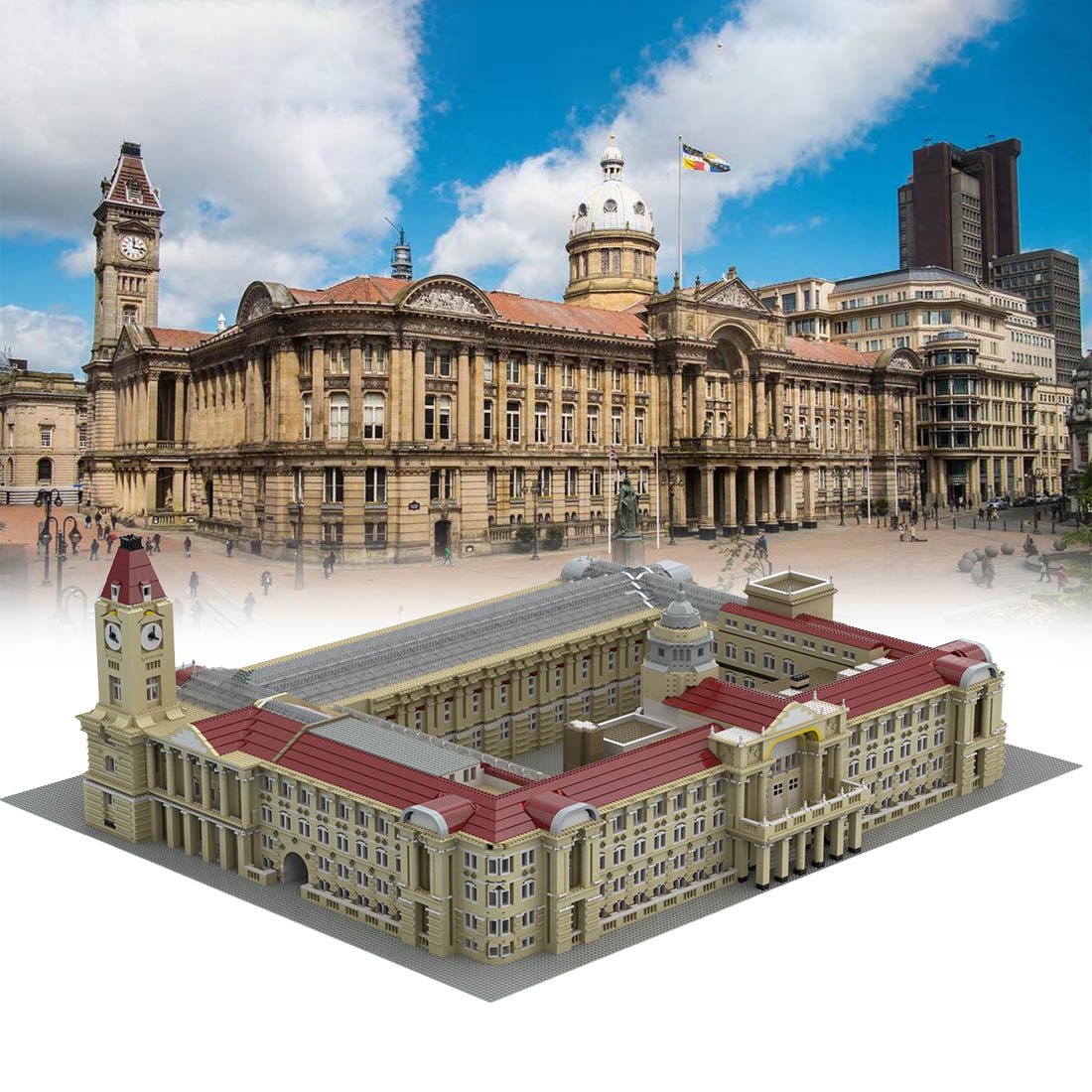 MOC - 112041 Birmingham City Council House, Museum & Art Gallery Klemmbausteine - LesDiy - Klemmbausteine