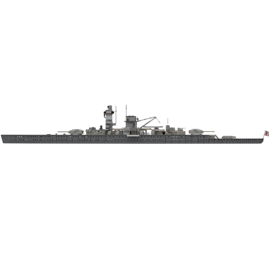MOC - 112083 Admiral Graf Spee Klemmbausteine - LesDiy - Klemmbausteine