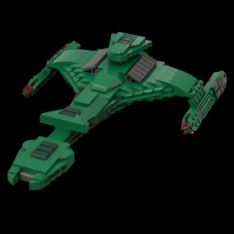 MOC - 112682 Klingon Vor'cha Klemmbausteine - LesDiy - Klemmbausteine