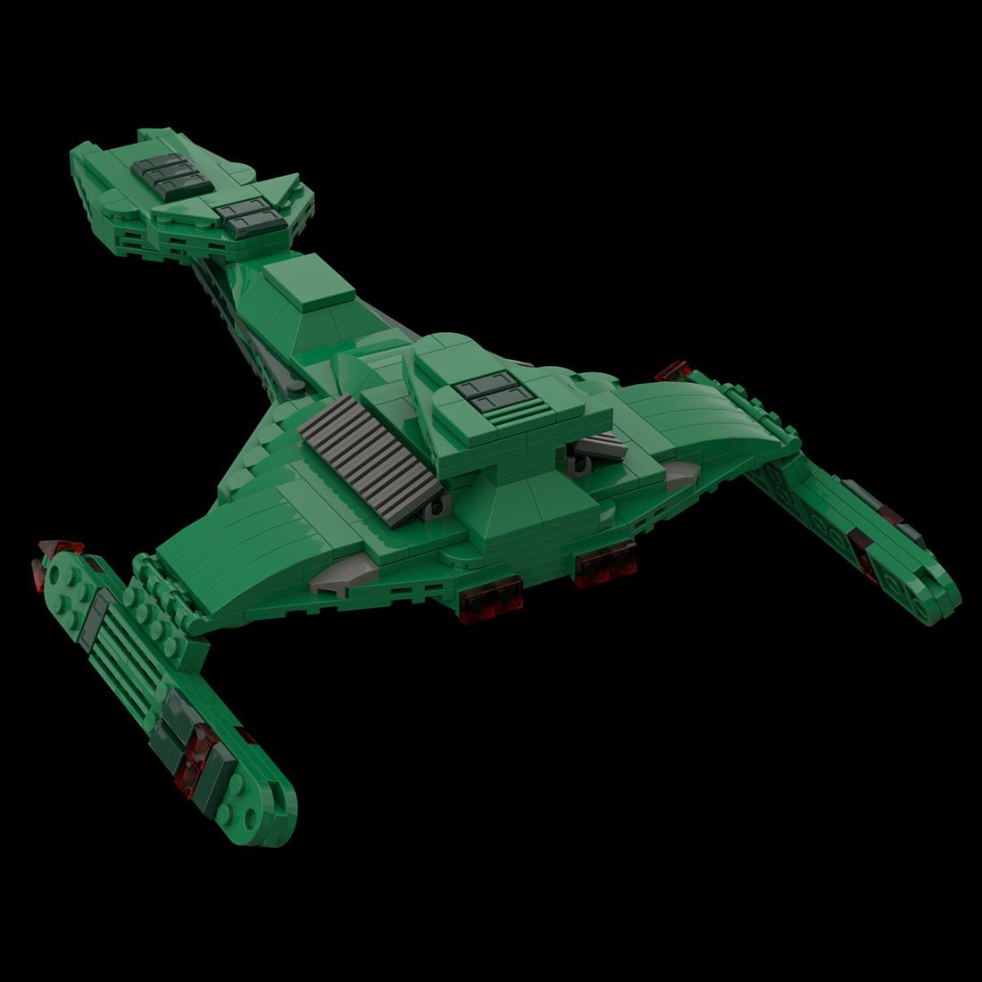 MOC - 112682 Klingon Vor'cha Klemmbausteine - LesDiy - Klemmbausteine