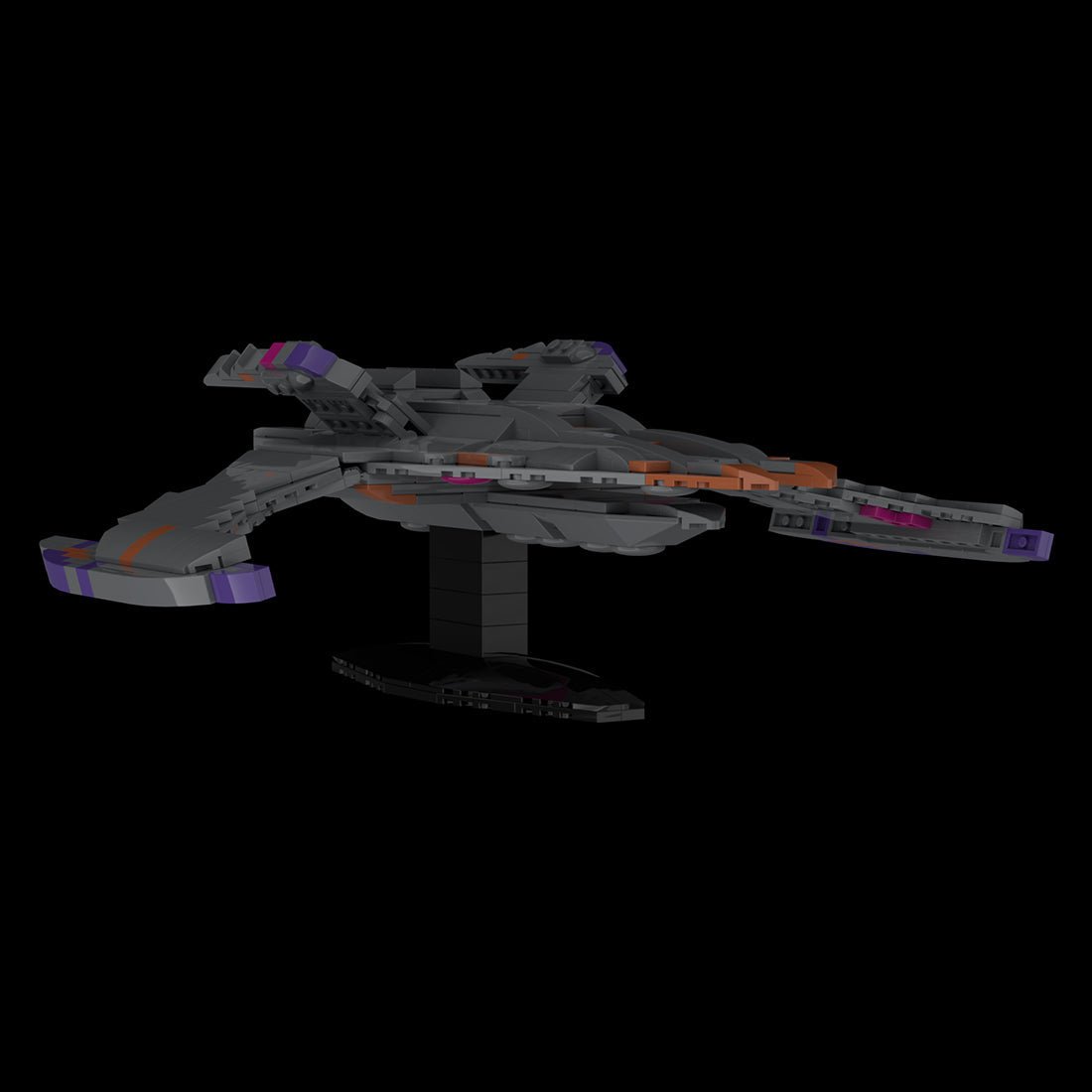 MOC - 115454 Battlecruiser Model Spaceship Klemmbausteine - LesDiy - Klemmbausteine
