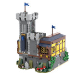 MOC - 115655 Mittelalterlicher schwarzer Sakerturm Klemmbausteine - LesDiy - Klemmbausteine