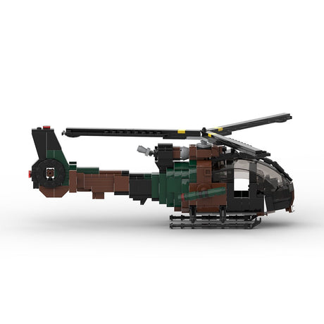 MOC - 116078 SA342 Gazelle Klemmbausteine - LesDiy - Klemmbausteine