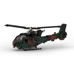 MOC - 116078 SA342 Gazelle Klemmbausteine - LesDiy - Klemmbausteine