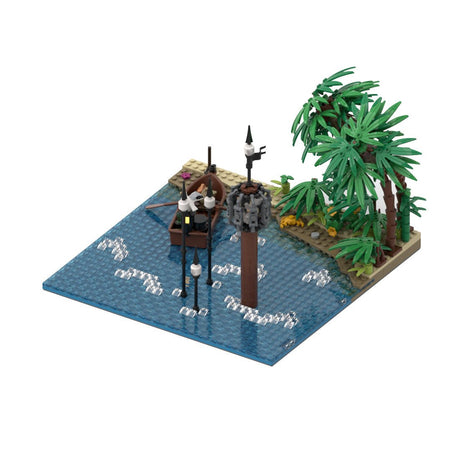 MOC - 116559 Beach with Pillory Klemmbausteine - LesDiy - Klemmbausteine