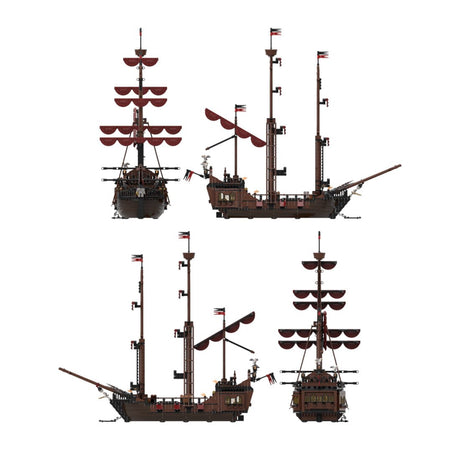 MOC - 116561 Loup de Mer Pirate Ship Klemmbausteine - LesDiy - Klemmbausteine