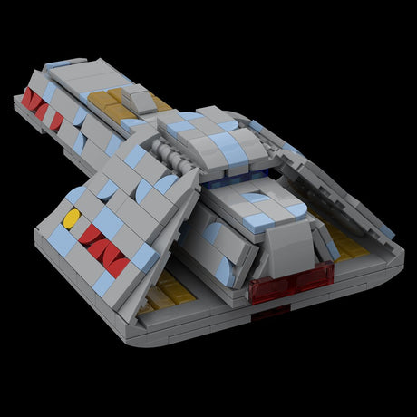 MOC - 116677 T'Pau Starship Klemmbausteine - LesDiy - Klemmbausteine