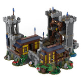MOC - 116798 Mittelalterliche Festung des Schwarzen Sakers Klemmbausteine - LesDiy - Klemmbausteine