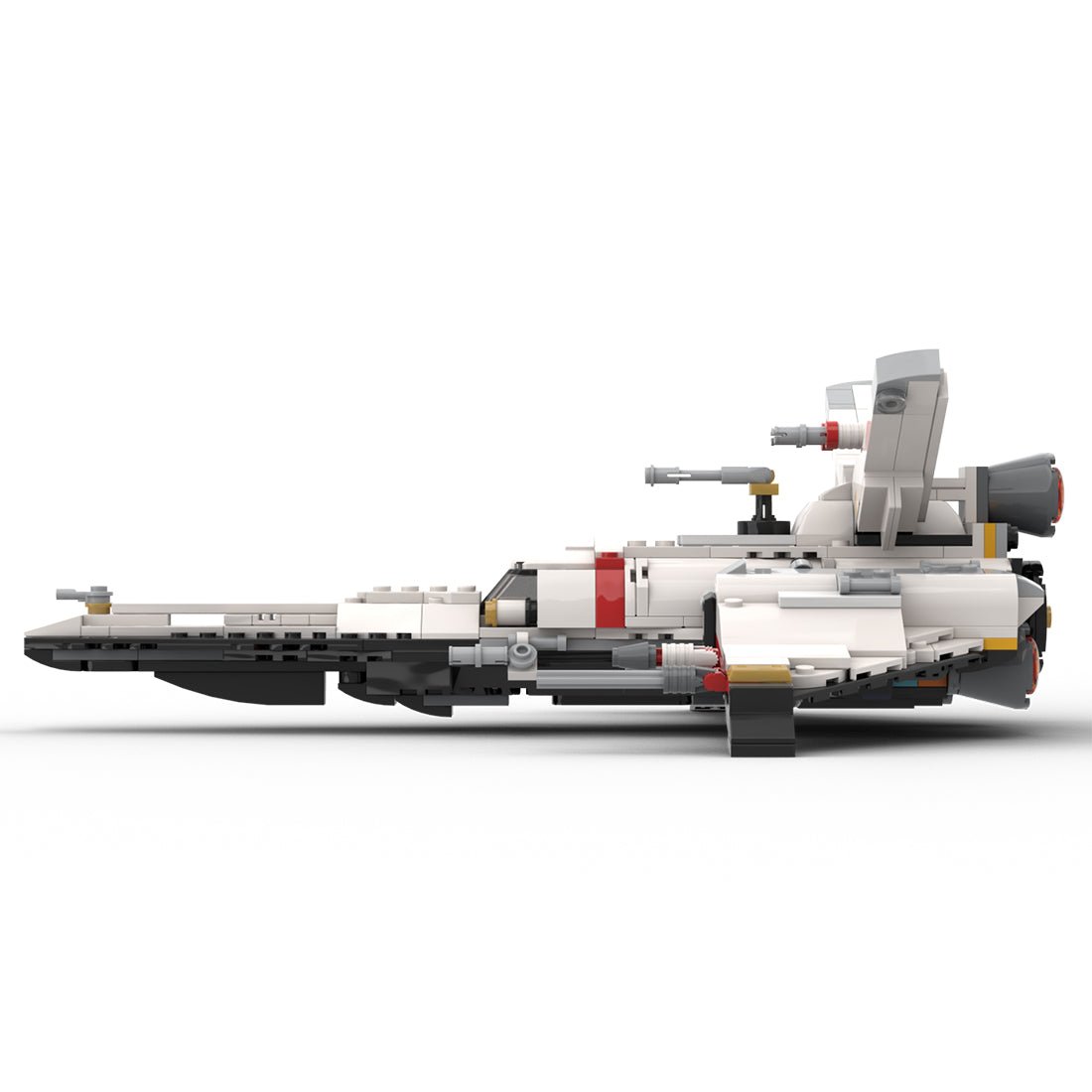 MOC - 117552 Starfighter - Raumschiff Klemmbausteine - LesDiy - Klemmbausteine