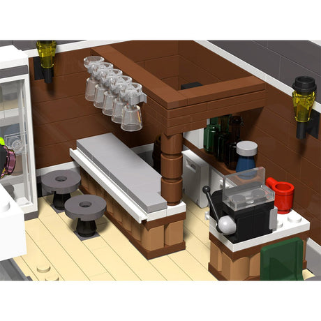 MOC - 118705 Modular Corner Pub Klemmbausteine - LesDiy - Klemmbausteine