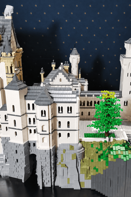 MOC - 123380 Germany Neuschwanstein Schloss Klemmbausteine - LesDiy - Klemmbausteine