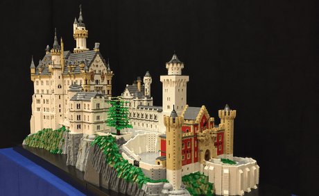 MOC - 123380 Germany Neuschwanstein Schloss Klemmbausteine - LesDiy - Klemmbausteine