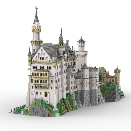 MOC - 123380 Germany Neuschwanstein Schloss Klemmbausteine - LesDiy - Klemmbausteine