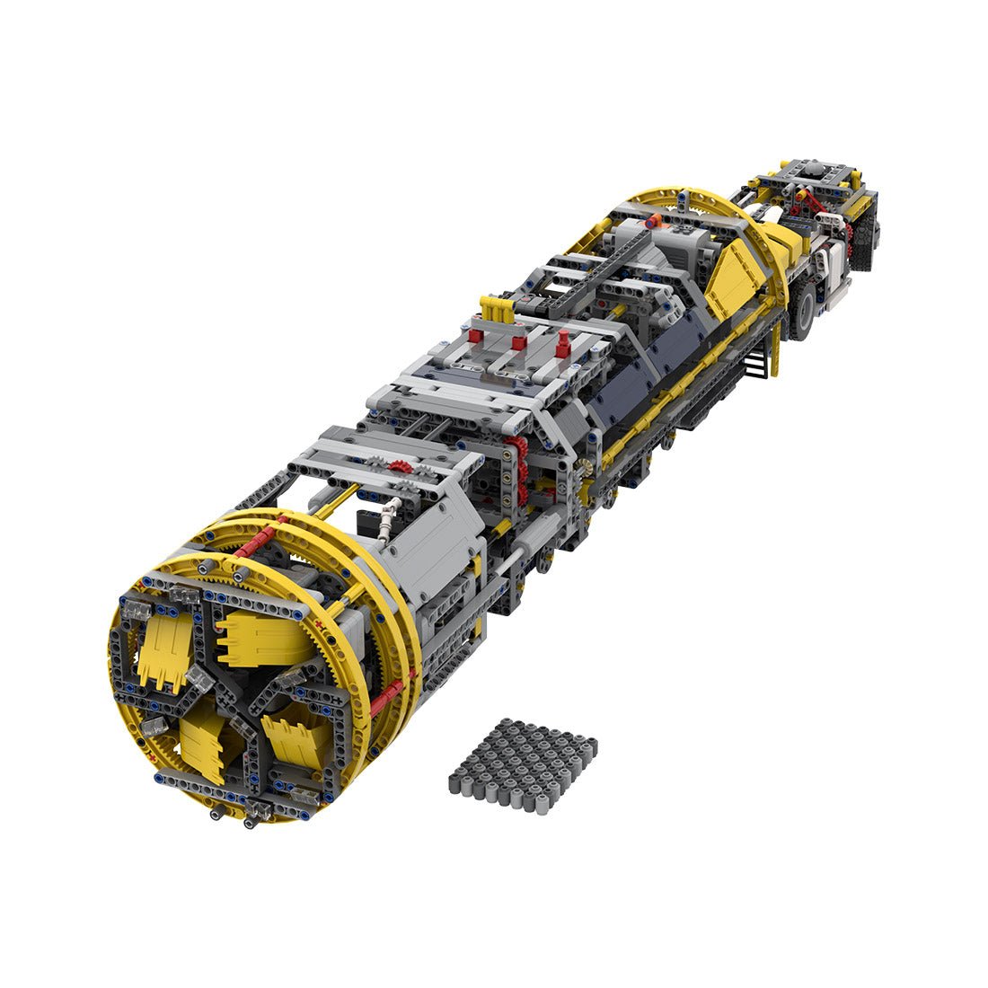 MOC - 123850 Tunnel Boring Machine Klemmbausteine - LesDiy - Klemmbausteine