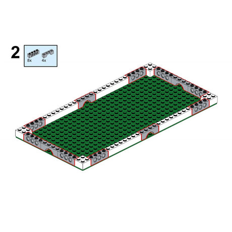 MOC - 124104 MILS ballasted R40 Curve Klemmbausteine - LesDiy - Klemmbausteine
