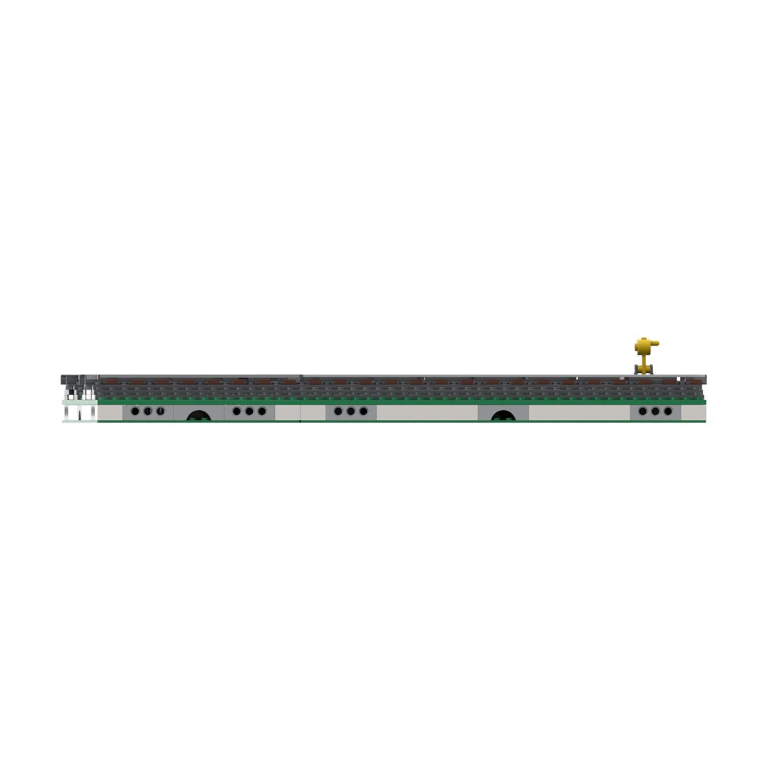 MOC - 124104 MILS ballasted R40 Curve Klemmbausteine - LesDiy - Klemmbausteine