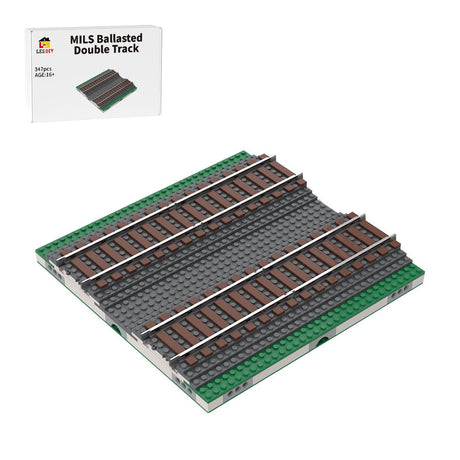 MOC - 124104 MILS ballasted R40 Curve Klemmbausteine - LesDiy - Klemmbausteine